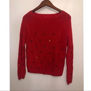 Red Knitten Sweater